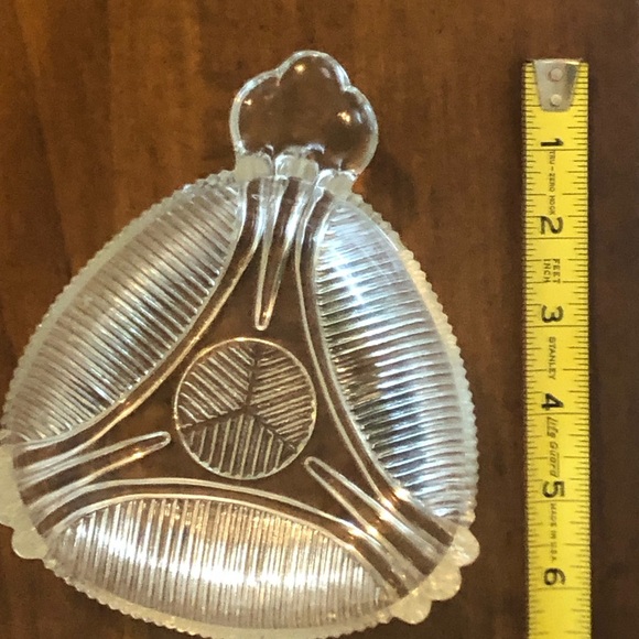 Vintage art deco glass candy dish or dish for trinkets - Picture 4 of 4